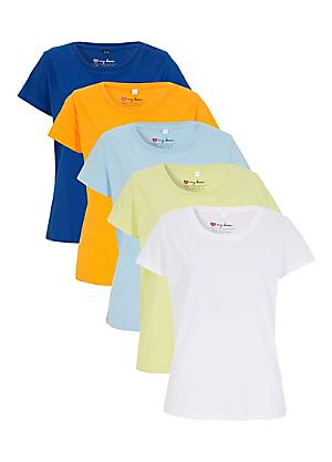 Pack of 5 Long Sleeve T-Shirts by bonprix