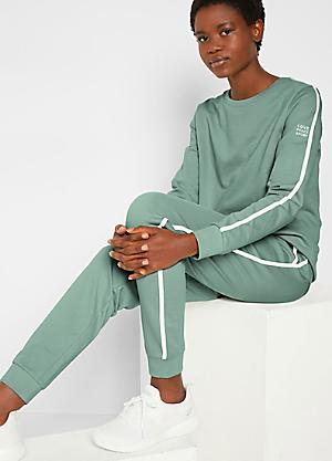 Green hotsell tracksuits womens