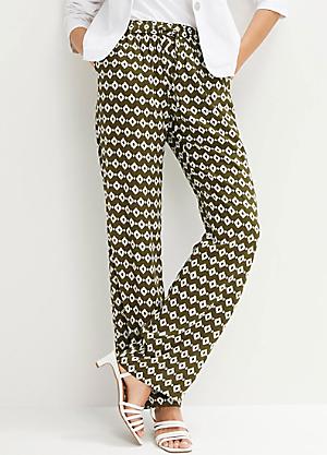 Print Patterned Trousers