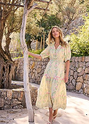 ladies summer maxi dresses uk black summer maxi dresses uk Summer Dream Black Side Cut Out Print Maxi Dress