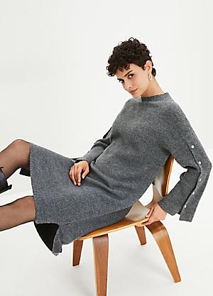 Hooded Sweater Dress by bonprix