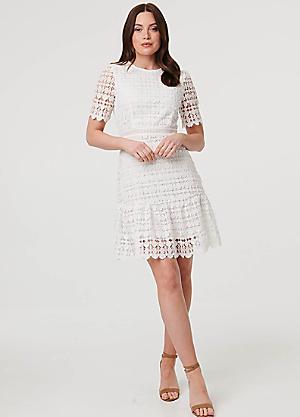 fit and flare dress knee length plus size Alyce Paris 4631 - Short Sequins Sheath Dress main image 1