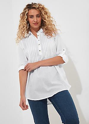 Longline Viscose Blouse