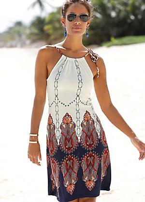 Beach Dress with Deep V-Neck by Beachtime