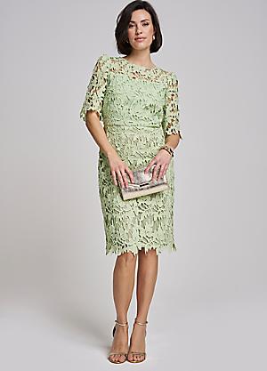 slim fit dress slacks Dress Party Long By Calvin Klein In Green, Size: 18