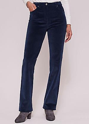 Premium Pull-On Denim Straight-Leg Jeans