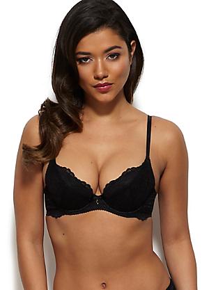 Glossies Lace Sheer Underwired Bra by Gossard