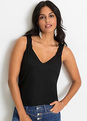 Black vest cheap top womens