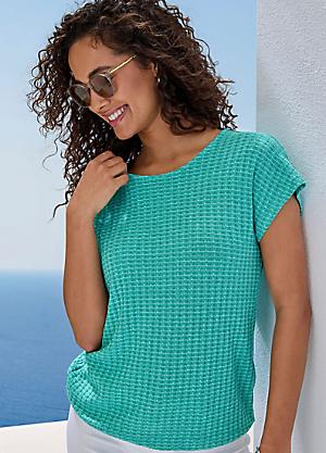 green gingham elsa smock midi dress Women's Janelle Tie Neck Tank - Zinnia - Size XS