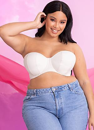 SPORTY BRA JEANS EFFECT WITH CANOAN BREAST CUPS