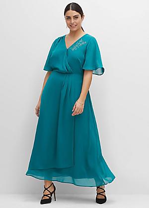 Shop for Sheego Size 22 Green Dresses Womens online at Lookagain