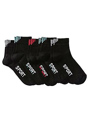 Pack of 8 Trainer Socks by bonprix