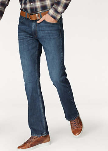 black wrangler bootcut jeans