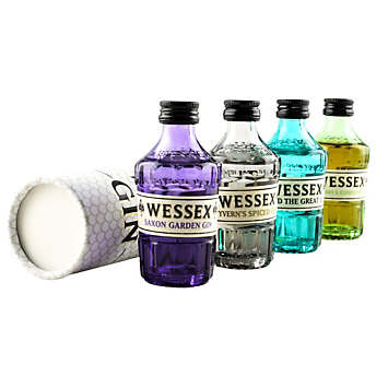 X 5cl Gin Miniature Gift Set by Wessex Distillery Look Again