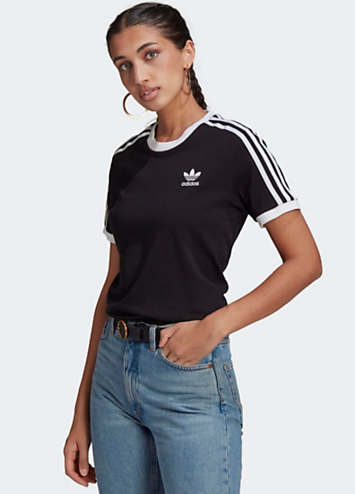 Viaje Gladys propiedad Adidas Stripes Tee Camiseta Mujer Moda | lagear.com.ar