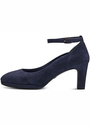 Ankle Strap Court Shoes by Tamaris | Look Again
