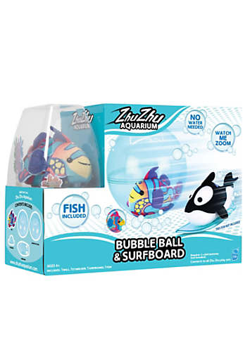 Aquarium Starter Set with Fish (Bubble Ball & Surfboard) by Zhu Zhu ...