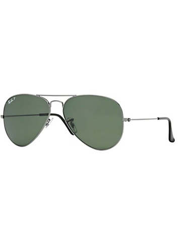 green lens aviators