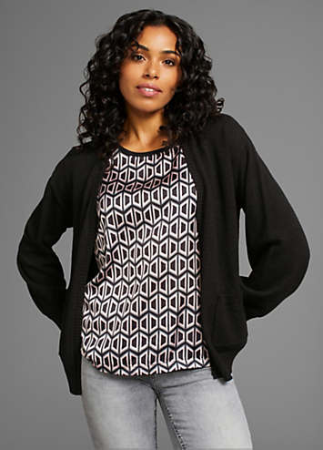 Oversized V-Neck Cardigan