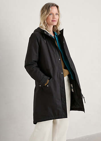 Black Plant Hunter Waterproof Coat by Seasalt Cornwall Look Again