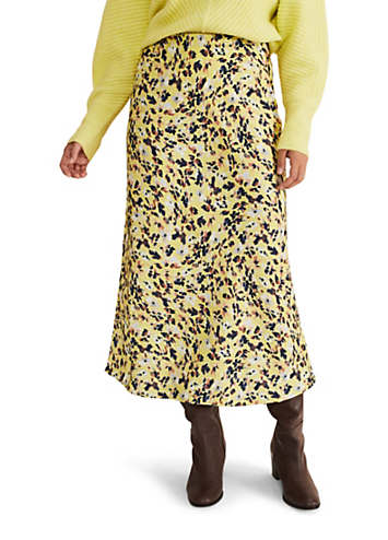Blaire Floral Satin Slip Skirt by Phase Eight | Look Again