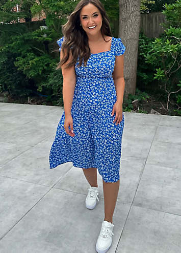 Blue in best sale green midi