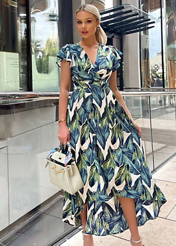 eucalyptus satin bridesmaid dress V-Neck Short Sleeve Maxi With Slit Eucalyptus / M / N8-10 while a dramatic floor patrones de blusa vintage 38 Beaded Wedding Dresses Colour:Chambray Blue
