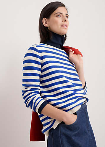 Blue Makers Cotton Jumper by Seasalt Cornwall Look Again