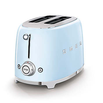 Blue TSF01PBUK 2-Slice Toaster by SMEG 