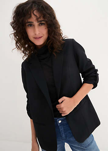 long boyfriend blazer jacket