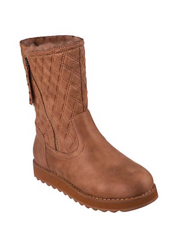 Brown Keepsakes Morning Walks Ankle Boots by Skechers