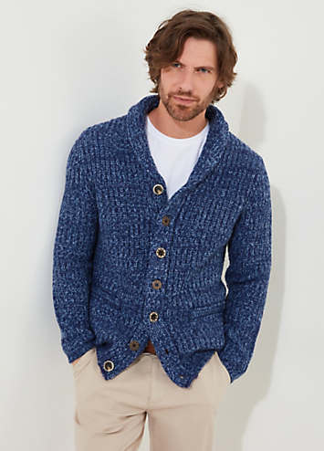 Chunky knit button up cardigan sale