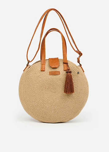 Cotton Cord Circular Bag by Brakeburn Look Again