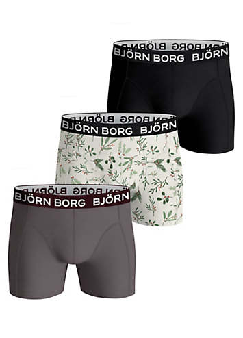 Cotton Stretch Boxer 3 Pack by Bjorn Borg