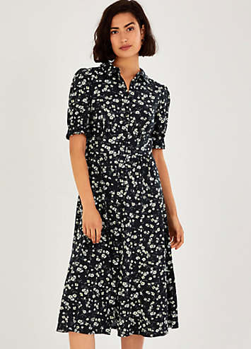 Ditsy Jersey Shirt Dress by Monsoon | Look Again