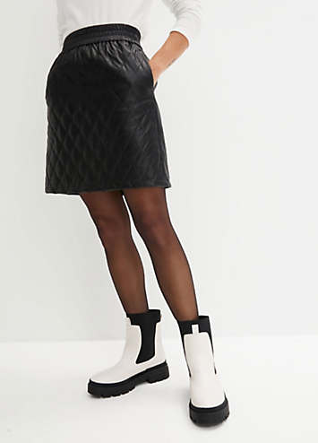 Elasticated pvc cheap skirt