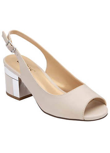 Evelyn Nude Slingbacks by Lotus | Look Again