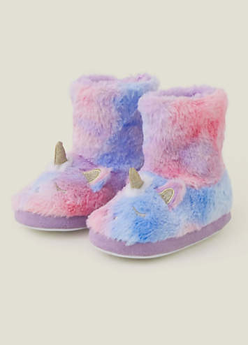 Unicorn discount bootie slippers