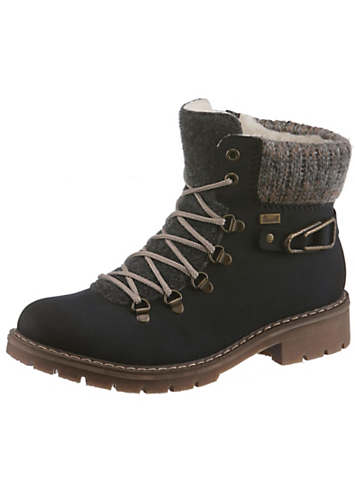 rieker faux leather winter boots