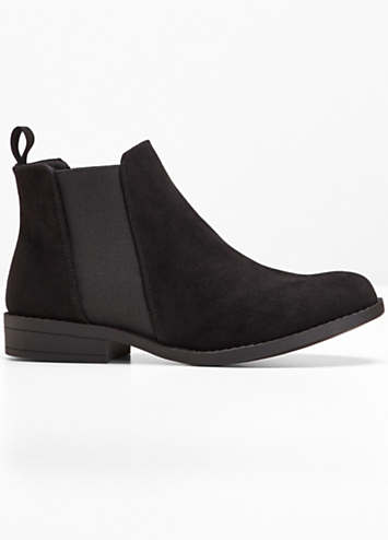 faux suede chelsea boots men