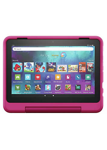 Fire HD 8in authentic Amazon Tablet with pink case