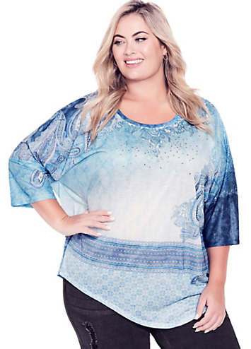kaleidoscope cold shoulder dress