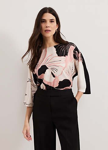lipsy floral button through midi dress