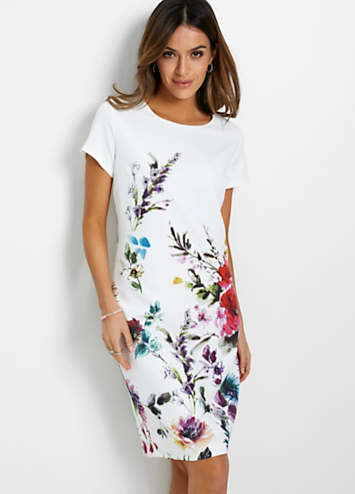 flower shift dress