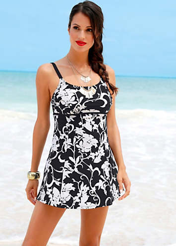 Floral Swim Dress by bonprix | Look Again