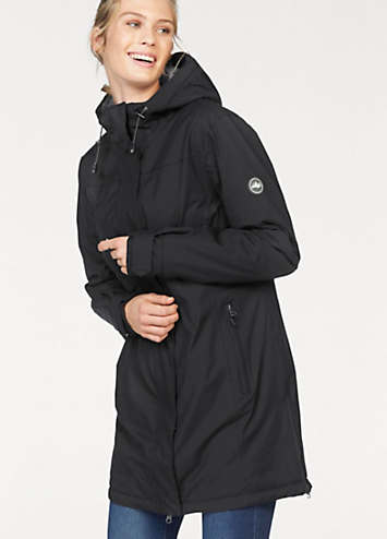 polarino quilted waterproof coat