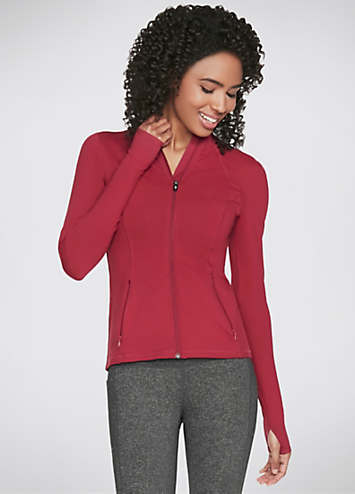 Skechers jacket on sale womens red