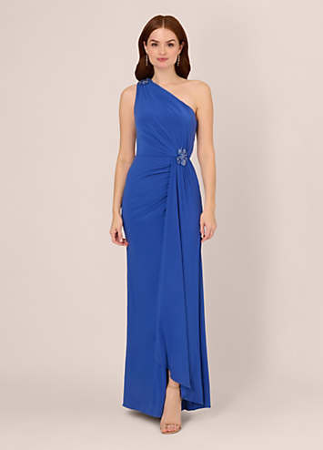 Jersey Evening Gown by Adrianna Papell Look Again