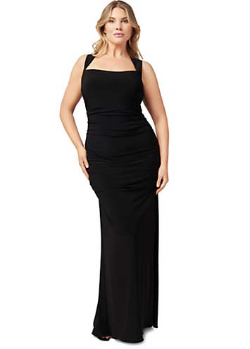 Adrianna papell clearance jersey sleeveless gown