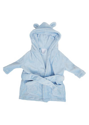 blue baby dressing gown